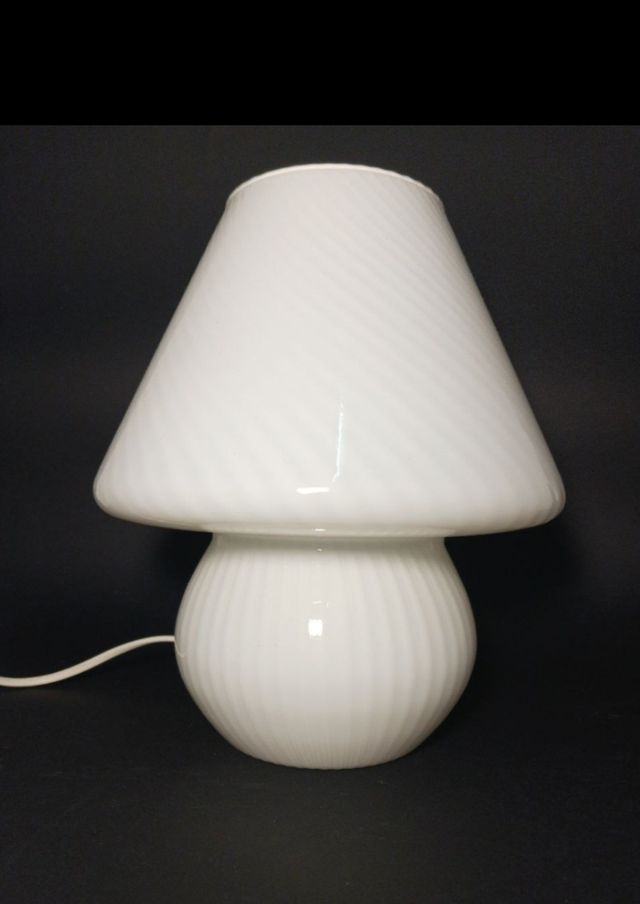 Lampada vetro Mushroom H. 27cm