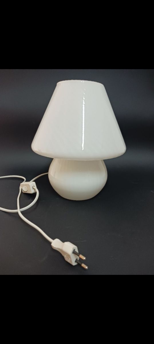 Lampada vetro Mushroom H. 27cm