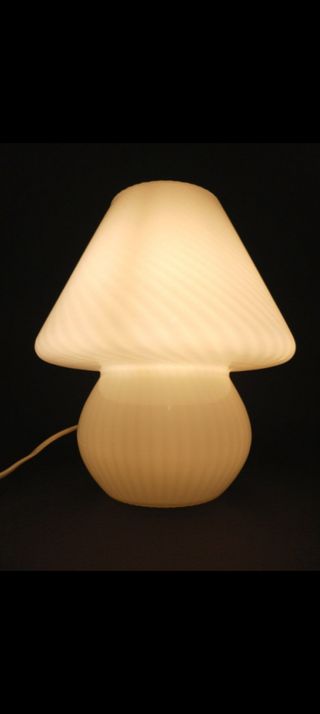 Lampada vetro Mushroom H. 27cm