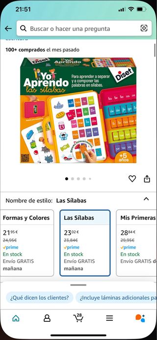 Juego niños “Yo aprendo las silabas”