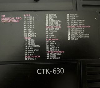 Piano electrico casio