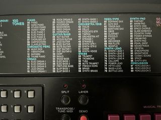 Piano electrico casio