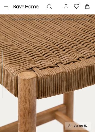 Taburete Nina Kave Home