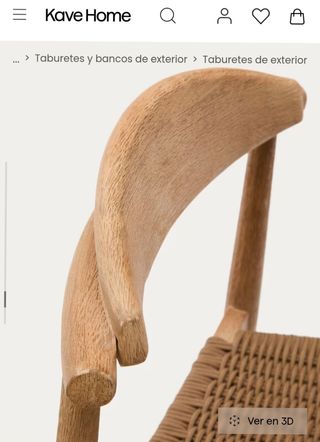 Taburete Nina Kave Home