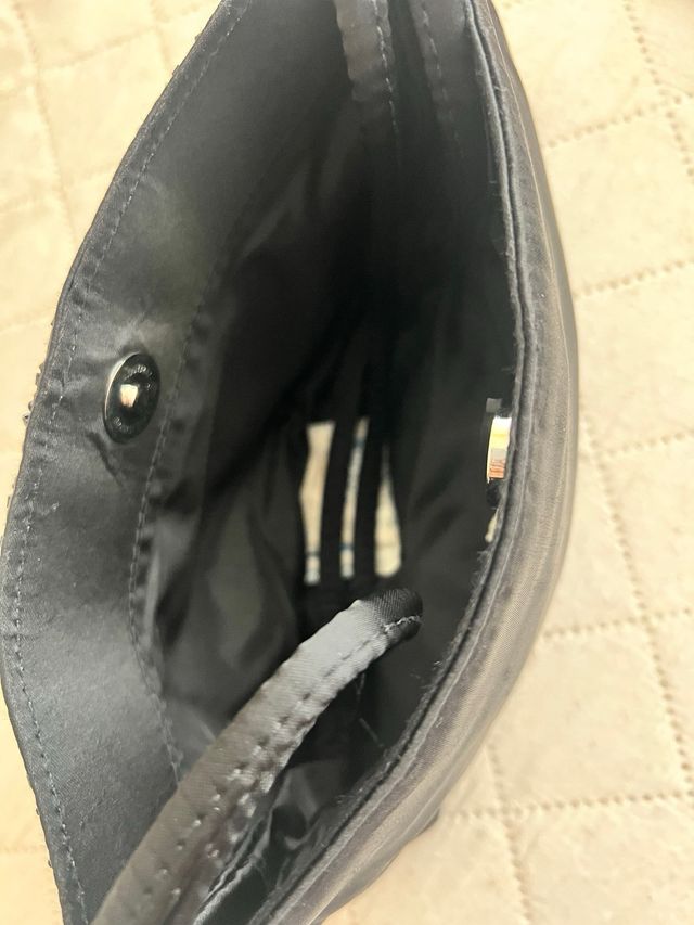 Borsetta in raso nero