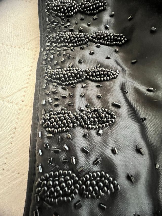 Borsetta in raso nero