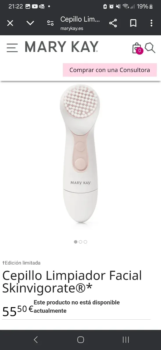 CEPILLO LIMPIADOR FACIAL SKINVIGORATE Mary Kay NUE