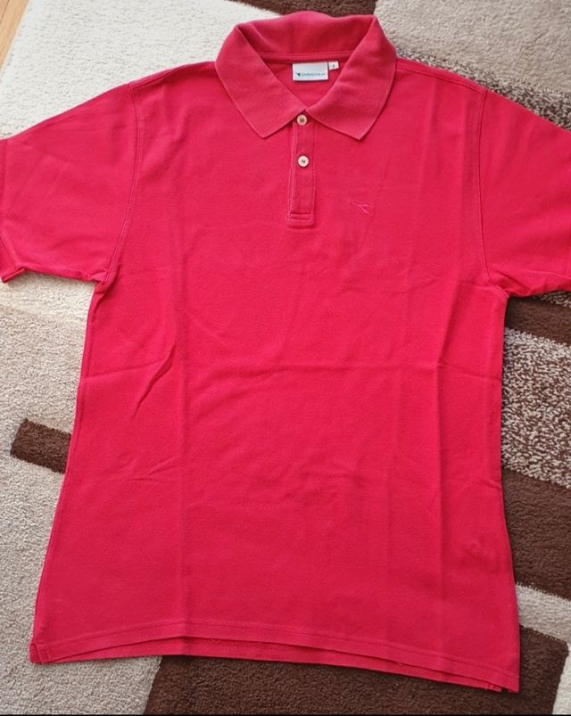 T-shirt Diadora rossa tg S manica corta