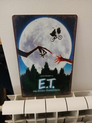 Targa metallo ET scena iconica