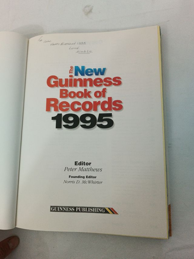 Libro record Guinness.