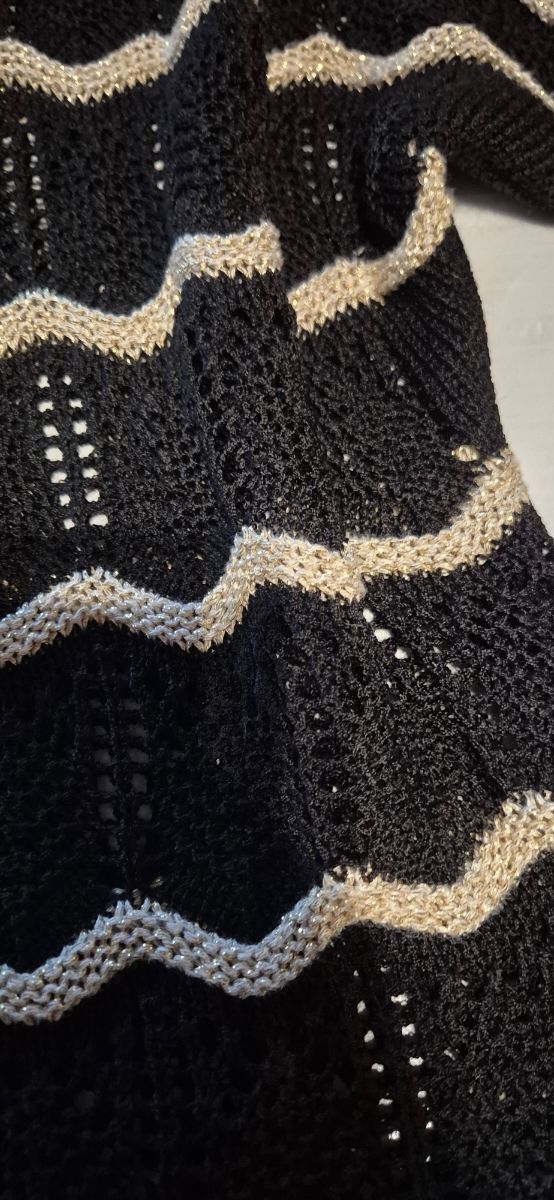 Maglioncino in cotone uncinetto