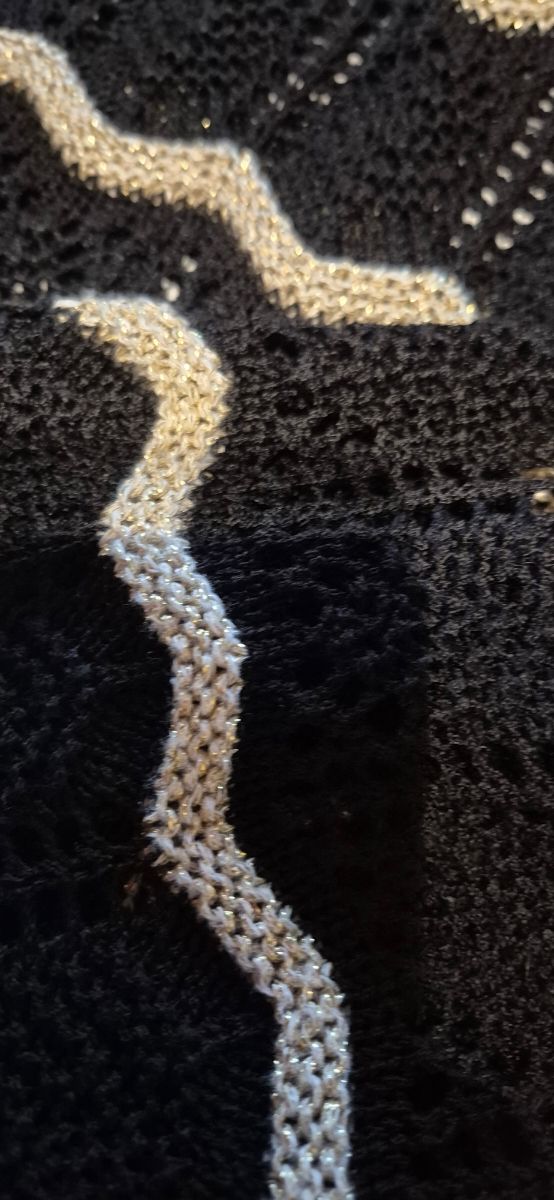 Maglioncino in cotone uncinetto