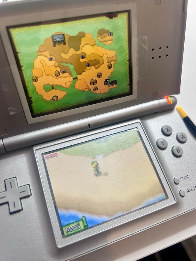 Nintendo DS Lite + Cargador + 2 Juegos Ds, Advance