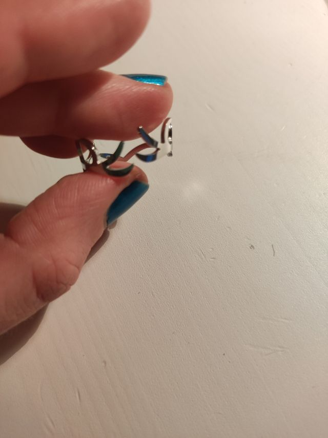 Anillo acero inoxidable astas de ciervo