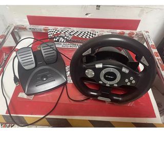 KIT VOLANTE MANUBRIO CON PEDALIERA GIOCO PER PC PL