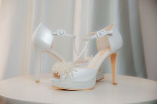 Zapatos blancos de novia - Lodi