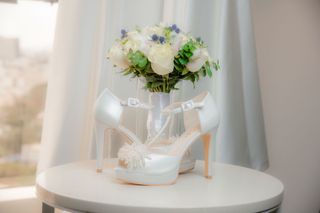 Zapatos blancos de novia - Lodi