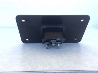 Soporte matricula inclinado universal negro Harle