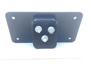 Soporte matricula inclinado universal negro Harle