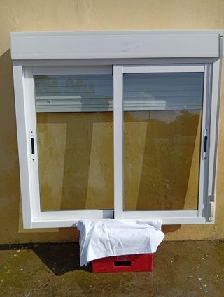 Ventana de aluminio de climalit 