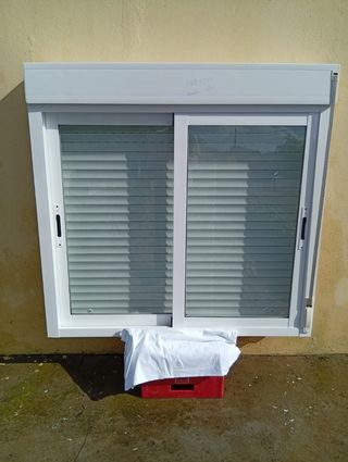 Ventana de aluminio de climalit 