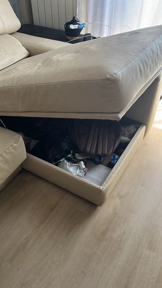 Sofa piel sintetica echo a medida