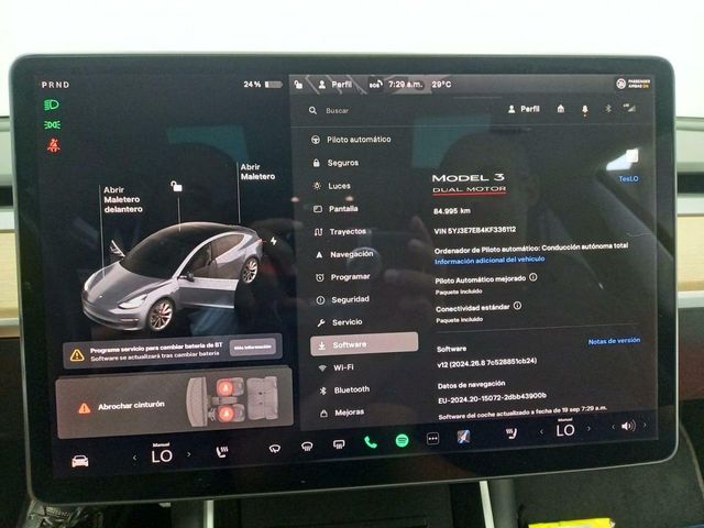 Tesla Model 3 75 KWH PERFORMANCE DUAL MOTOR