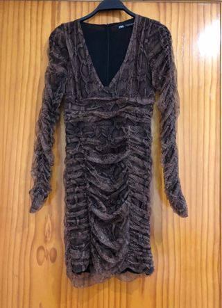 Vestido serpiente corto de fiesta