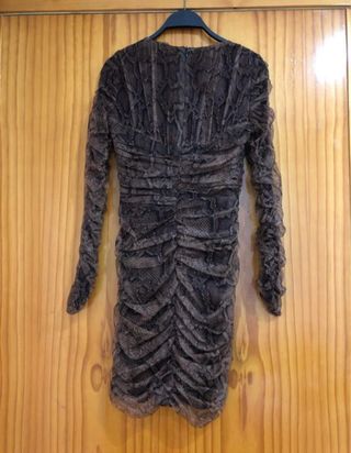Vestido serpiente corto de fiesta