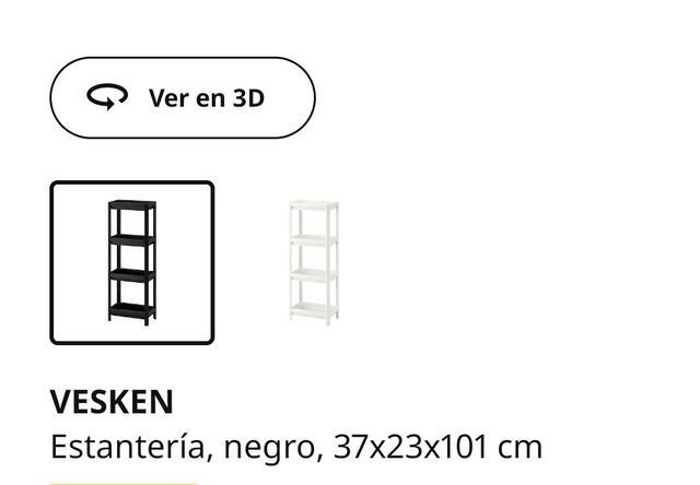 Estantería para baño