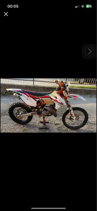 Ktm 125 exc six days targato