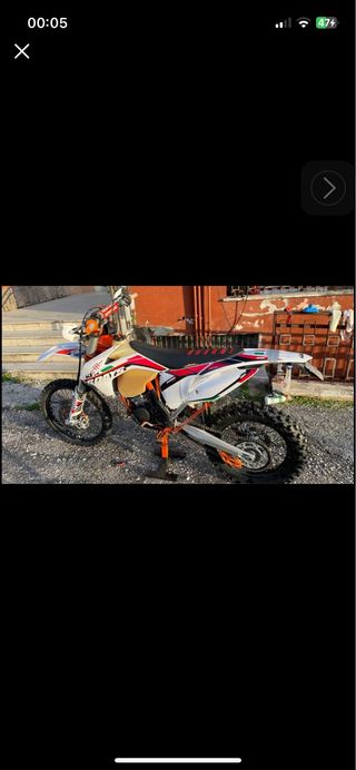 Ktm 125 exc six days targato