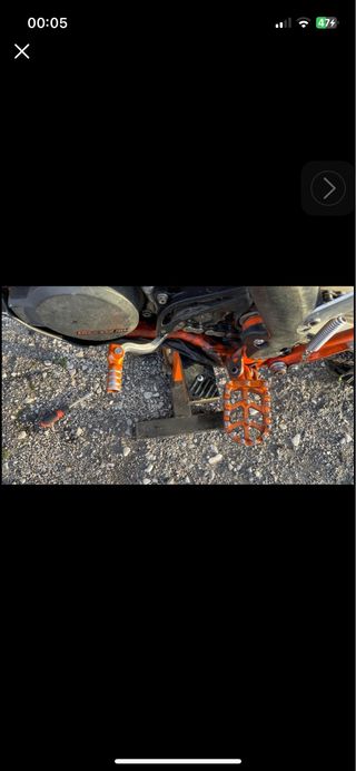 Ktm 125 exc six days targato