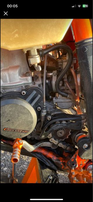 Ktm 125 exc six days targato