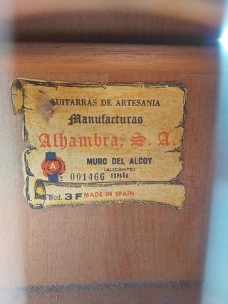 Guitarra Alhambra 3F