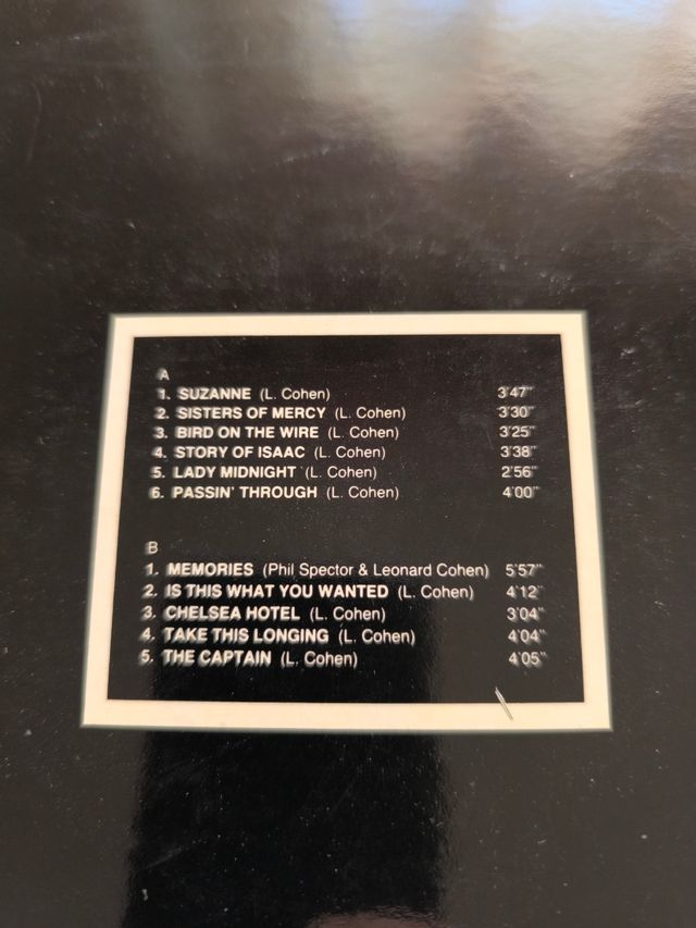 PROMO. Leonard Cohen. Lp Recopilatorio. 