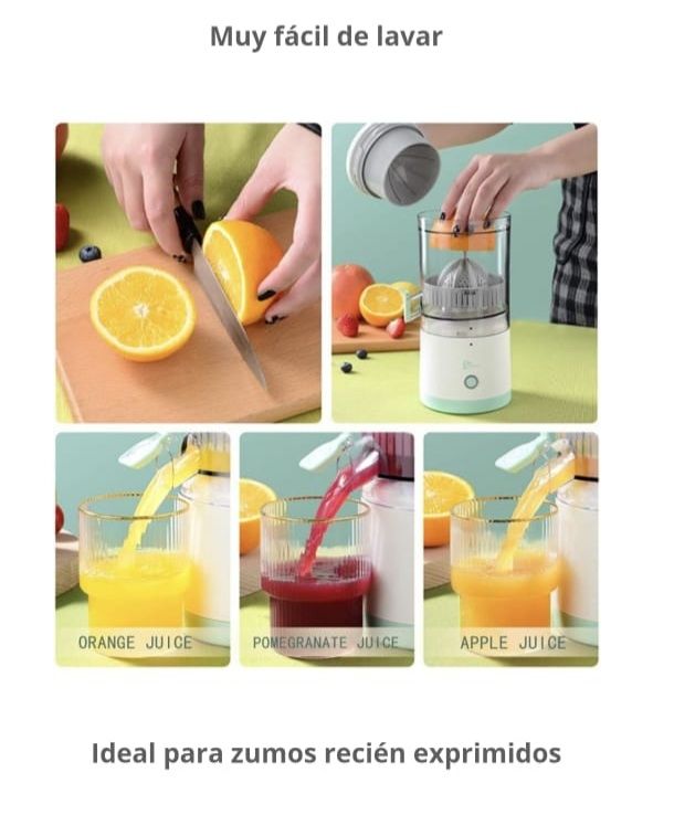 Exprimidor electrico inalambrico