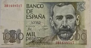 Lote de billetes españoles