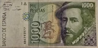 Lote de billetes españoles