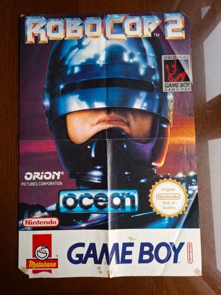 Póster Robocop 2 Gameboy