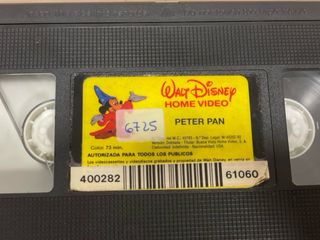 VHS DISNEY PETER PAN 1990!! COLECCIONISTAS