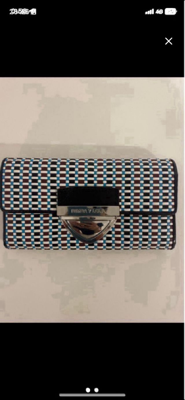 Monedero bimba y lola piel marrón