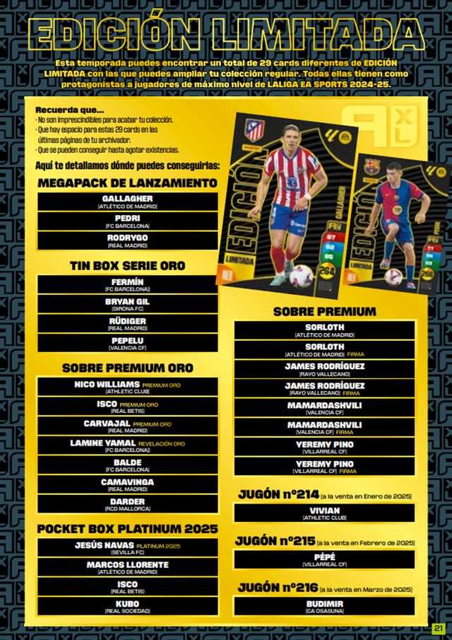 Álbum Completo Adrenalyn XL "LALIGA" 2024/25