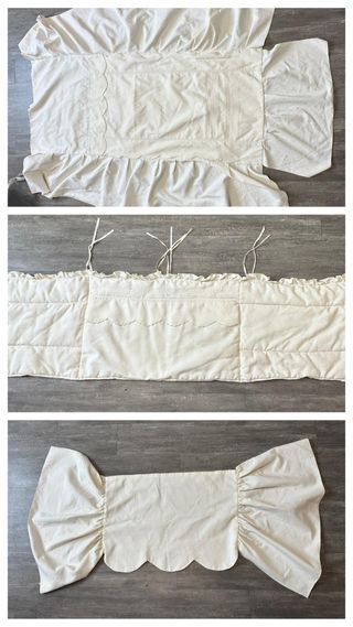 Conjunto cuna: colcha y chichoneras