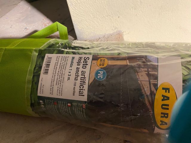 Malla ocultacion jardin imitacion seto