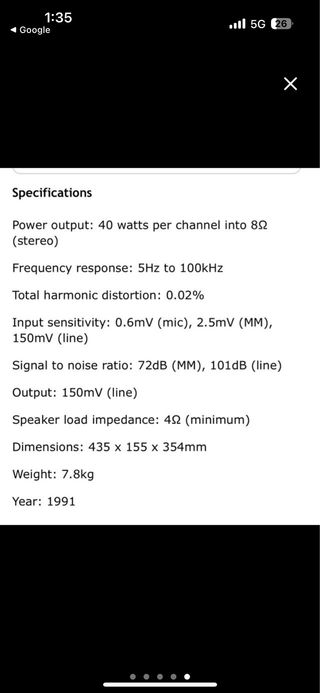 Amplificador TEAC AX 1000
