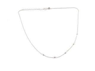 cadena plata 925mm 22cm