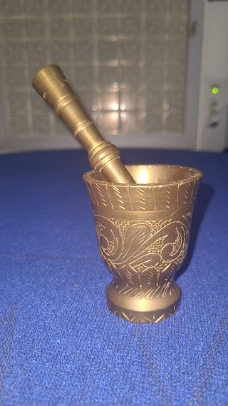 Mortero con sello Arabe antiguo almirez