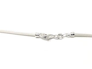 collar plata 925mm con piedra con circonita 23cm