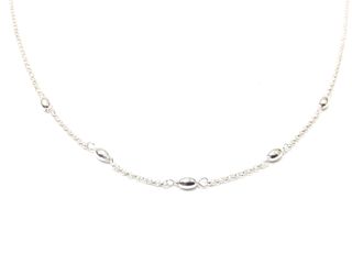 cadena plata 925mm 22cm